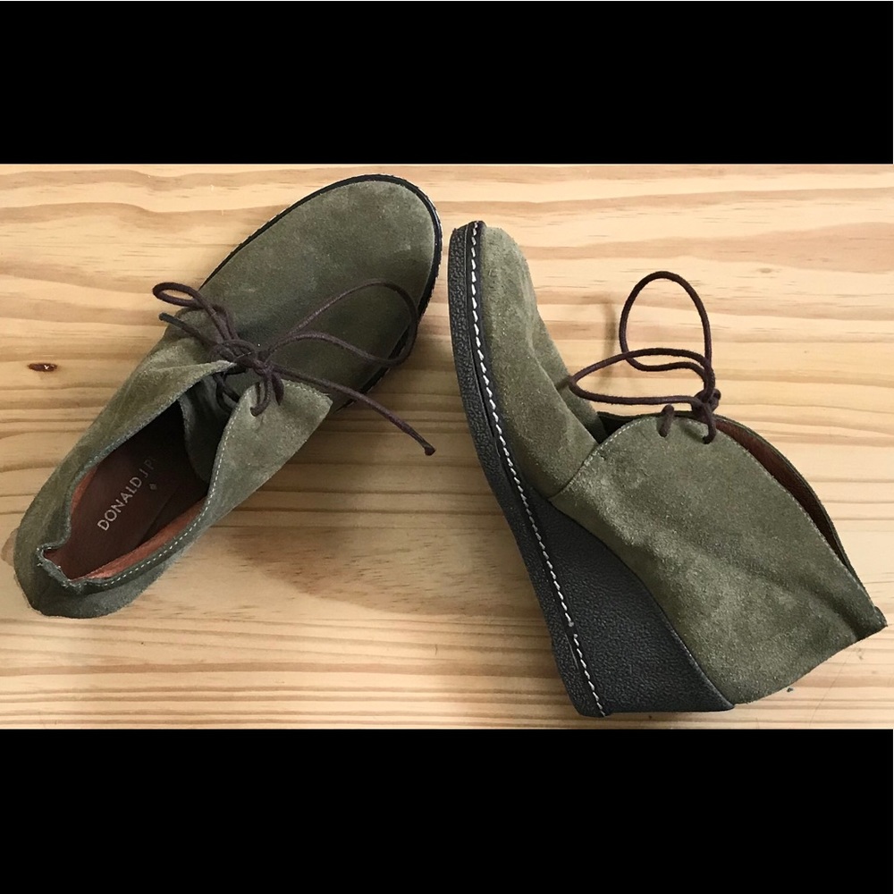 Donald J Pliner Olive Suede Bootie